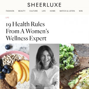 YUYU Bottle featured in Sheerluxe's 19 Health Rules From Women's Wellness Expert Emma Bardwell